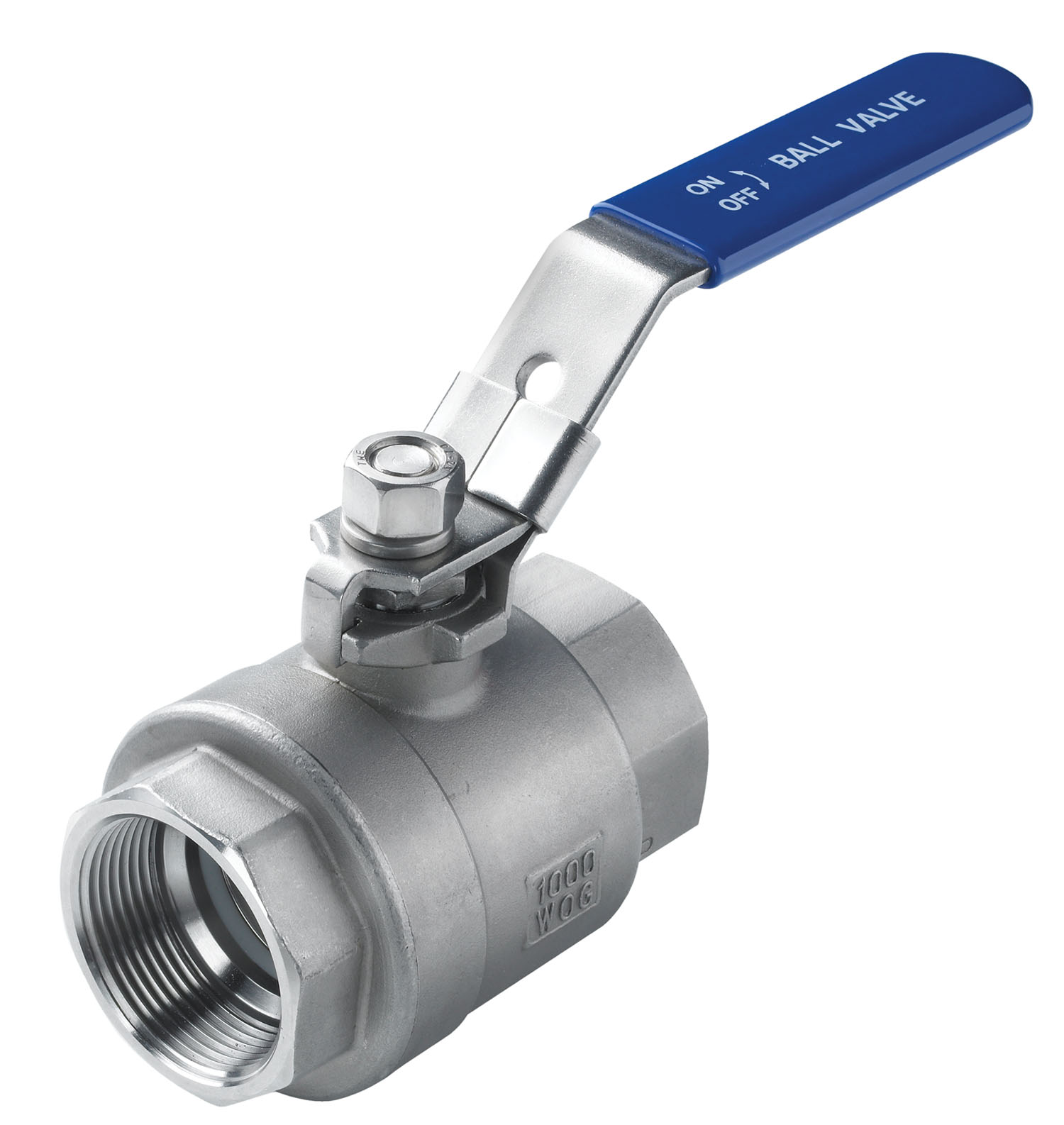 Ball valve AISI-316 2-way F/F ISO228/1 G1 1/2"