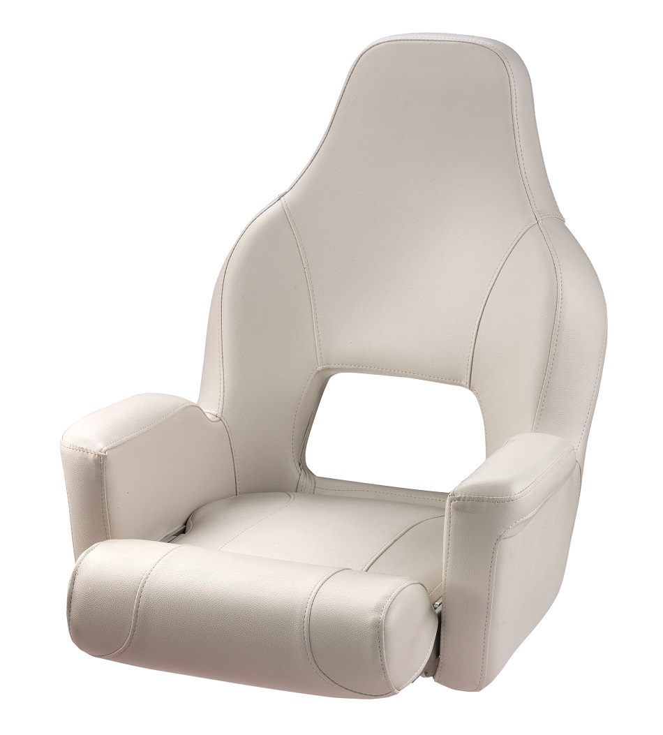 Seat "Major", skai grey white flip- up