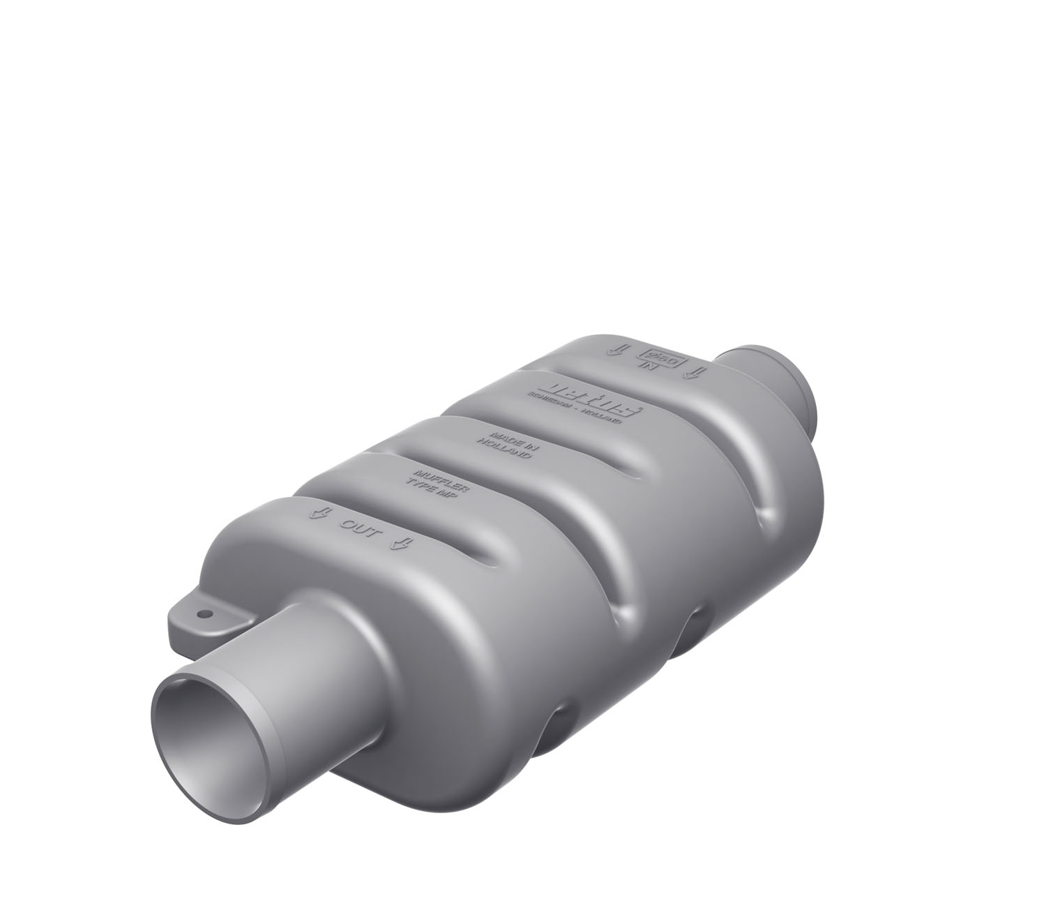 Plastic muffler type MP75