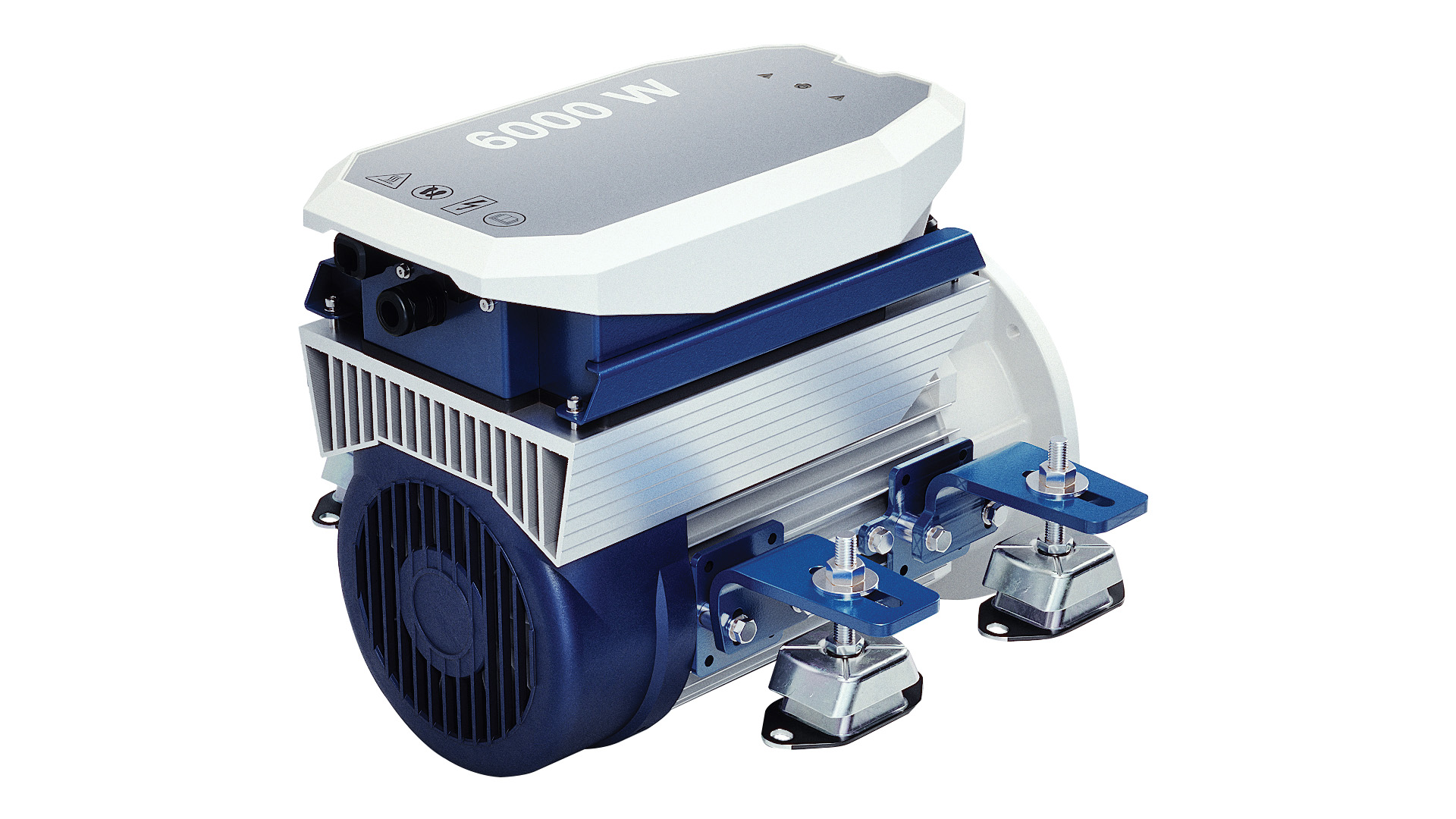 E-AIR inboard propulsion motor 4 kW, 24 VDC air cooled. Normal mode input max. 4,5 kW