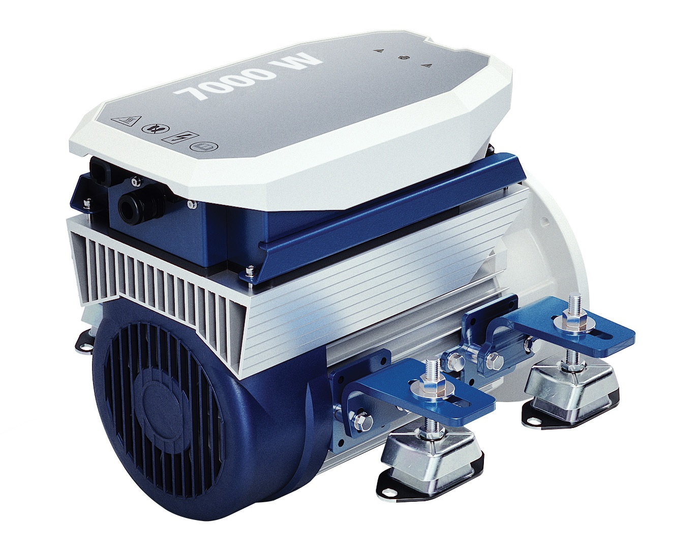 E-LINE Air 7kW Inboard Electric Propulsion Motor 48V, air cooled. Normal 7,1kW Input max. 8,6kW