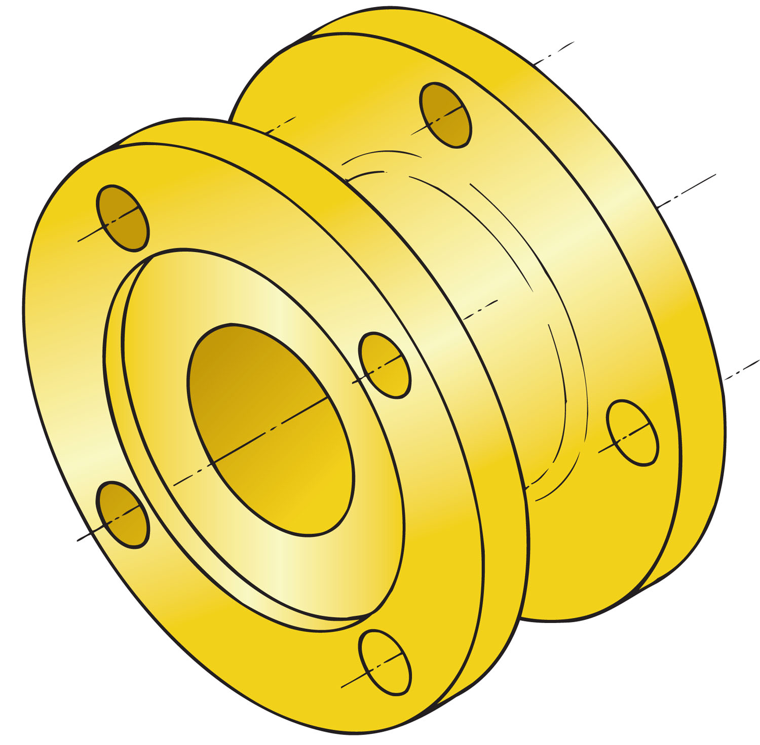 Adapter flange for Yanmar 1gm10/2gm20/3gm30/3hm - kanz. kc30/1