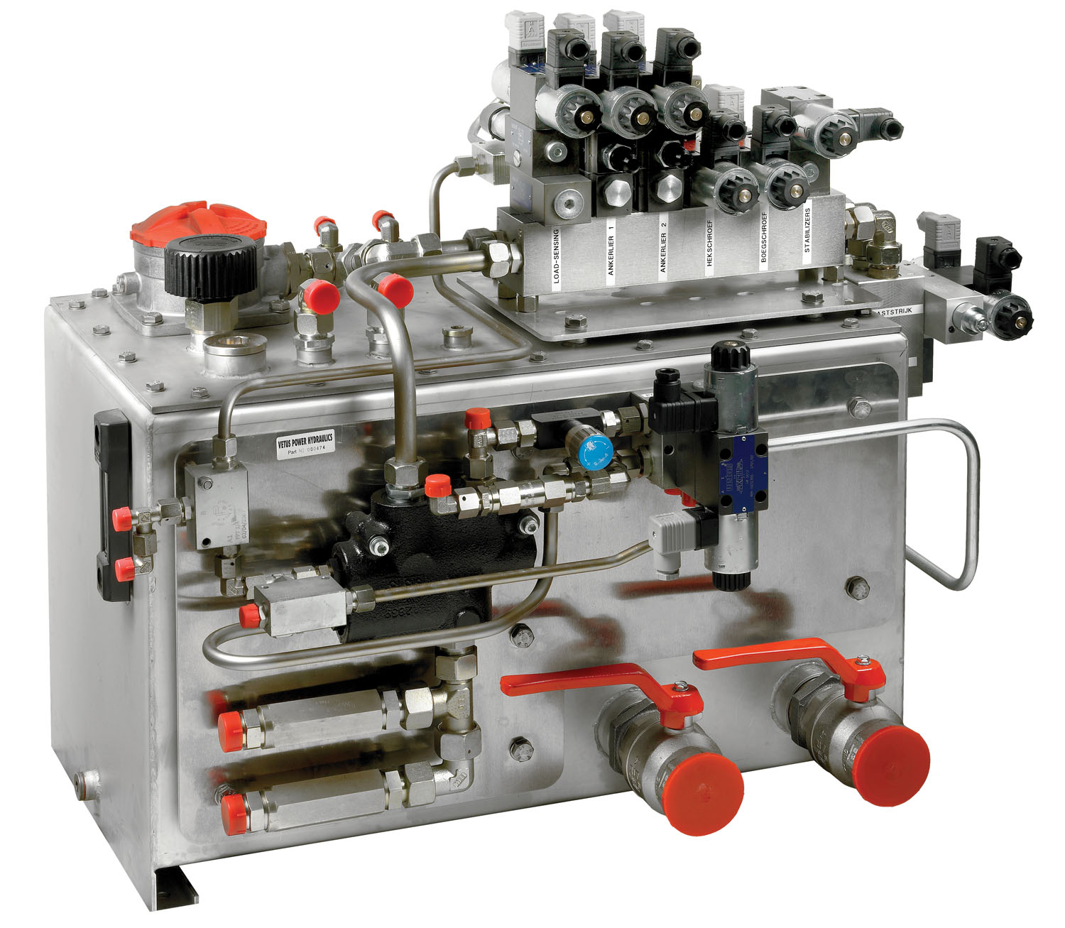 Hydraulic basic tank S/S, 130 litre