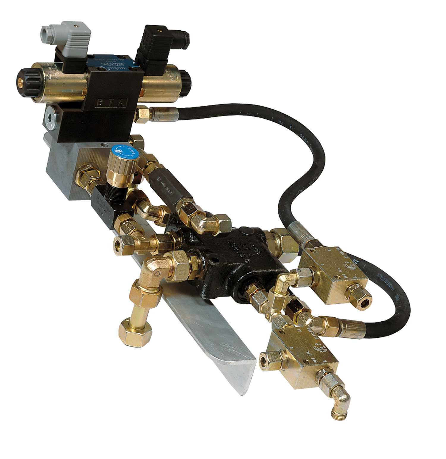 Control unit for powersteering and autopilo