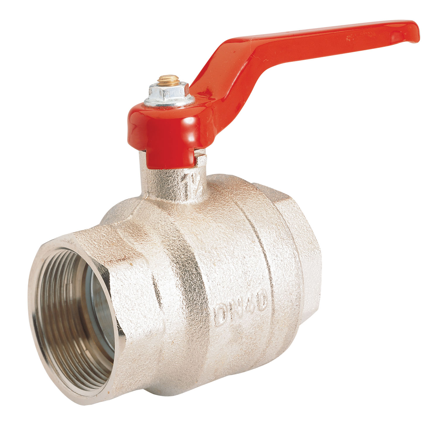 Ball valve brass 2-way F/F ISO228/1 G1/4"