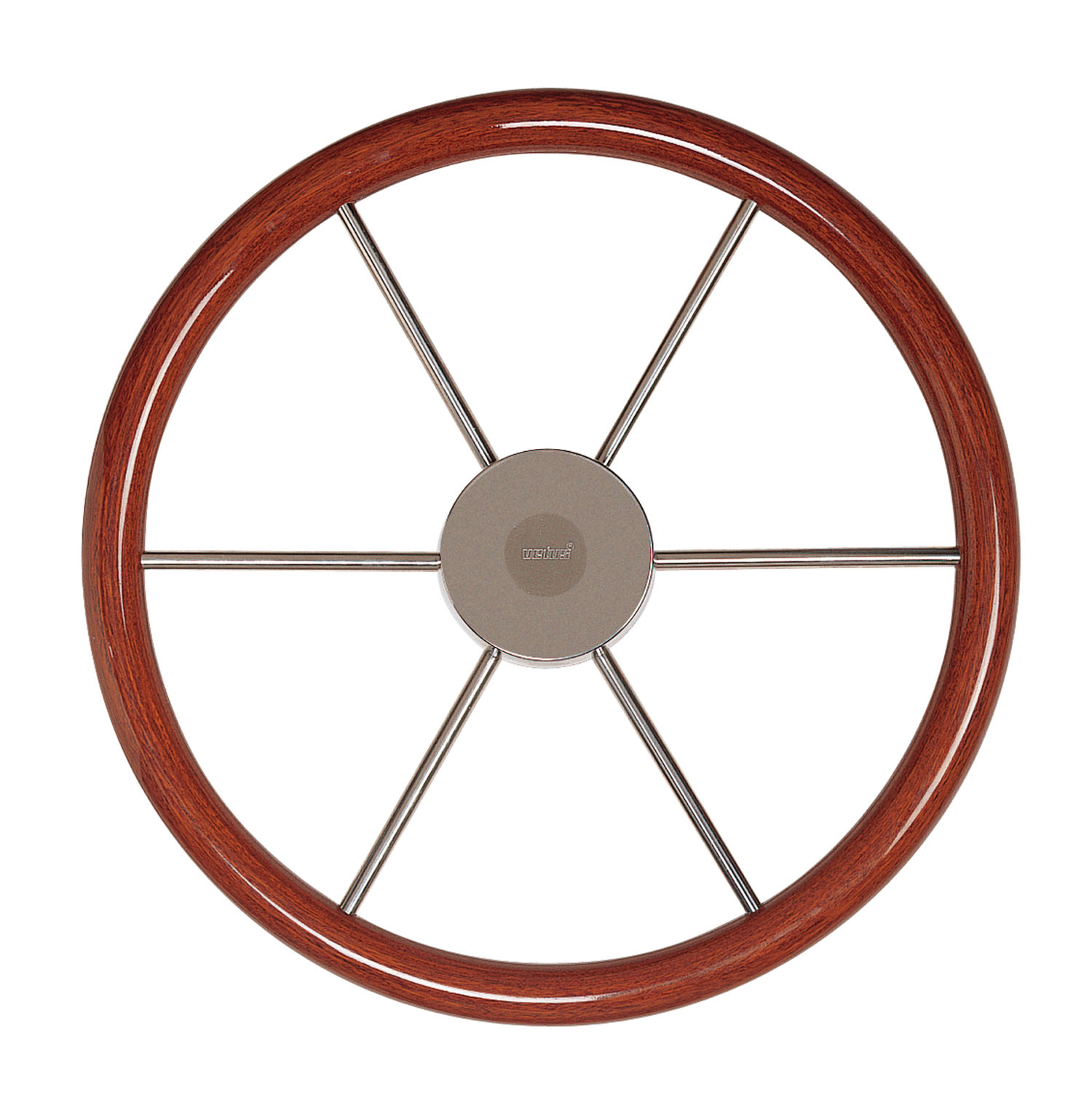 Steering wheel 380mm mahogany rim