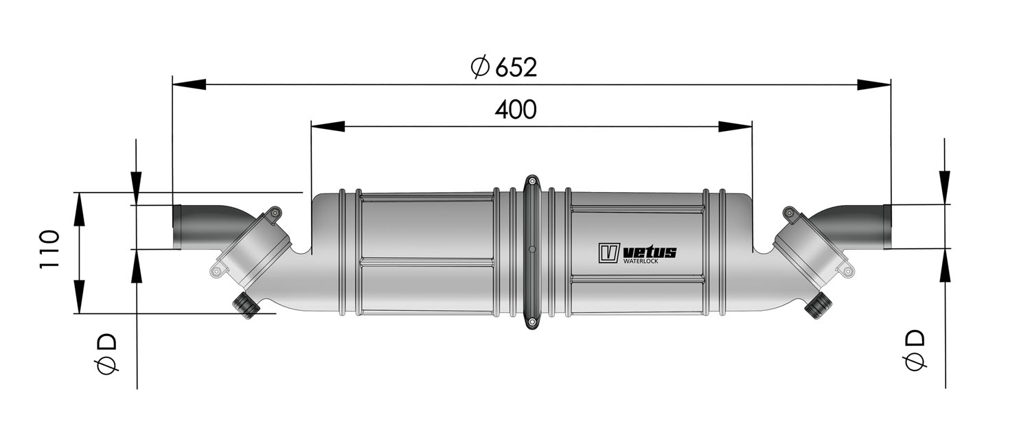 Waterlock NLPH 50mm
