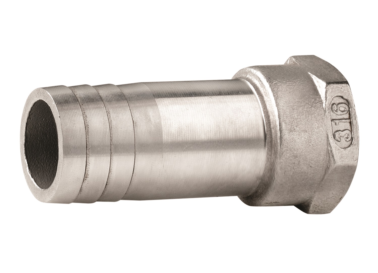 Hose connector AISI 316 female G1 1/4''