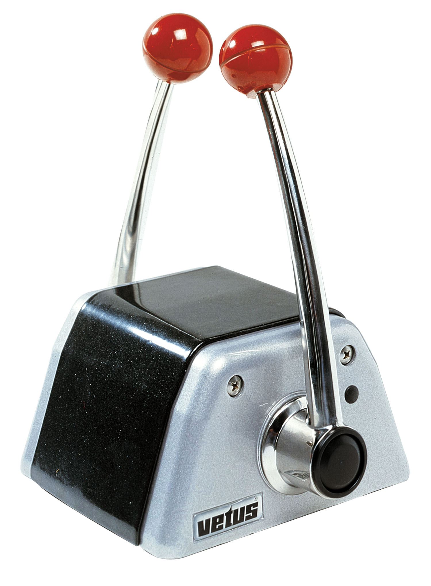Remote control, top mounting double, alu/black
