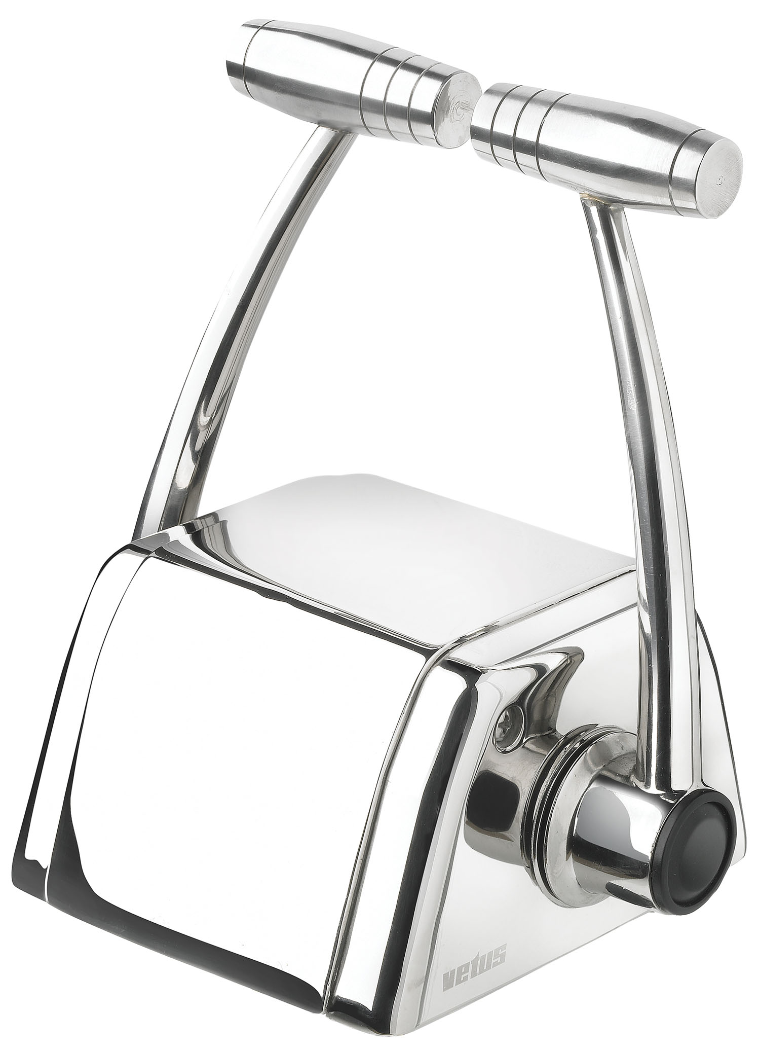 Remote control, top mount, double, stainless steel
