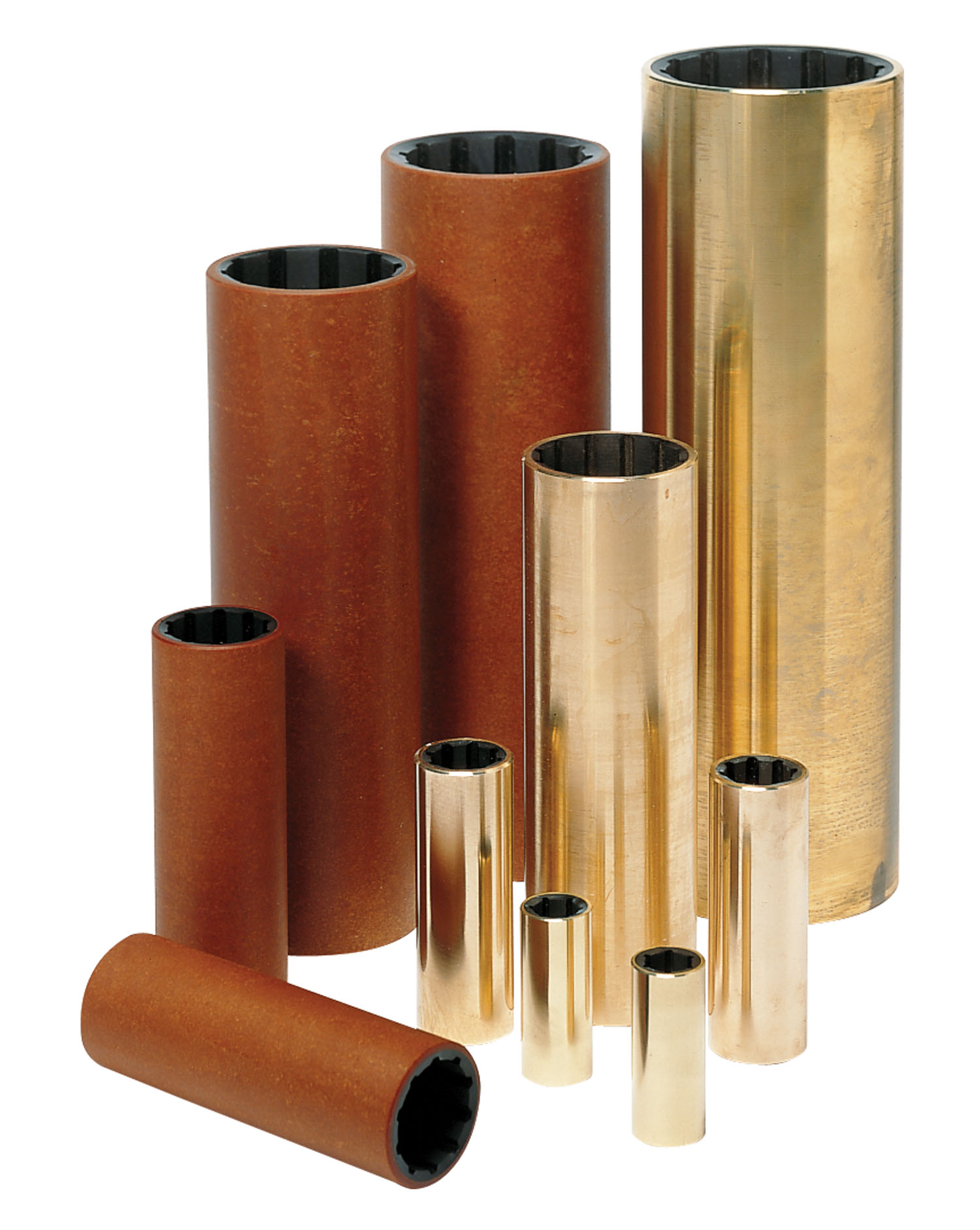 Rubber bearing 1 1/8" s=1 5/8", l=4 1/2" phenolic