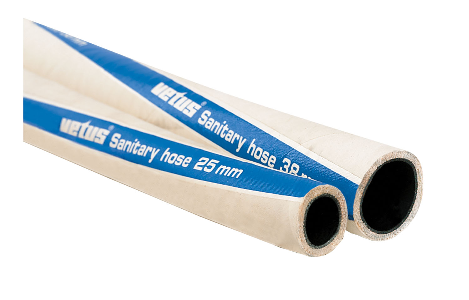 Hose, sanitary 38x48mm p/m, coil 20mtr, 'impermeable 'no-smell'