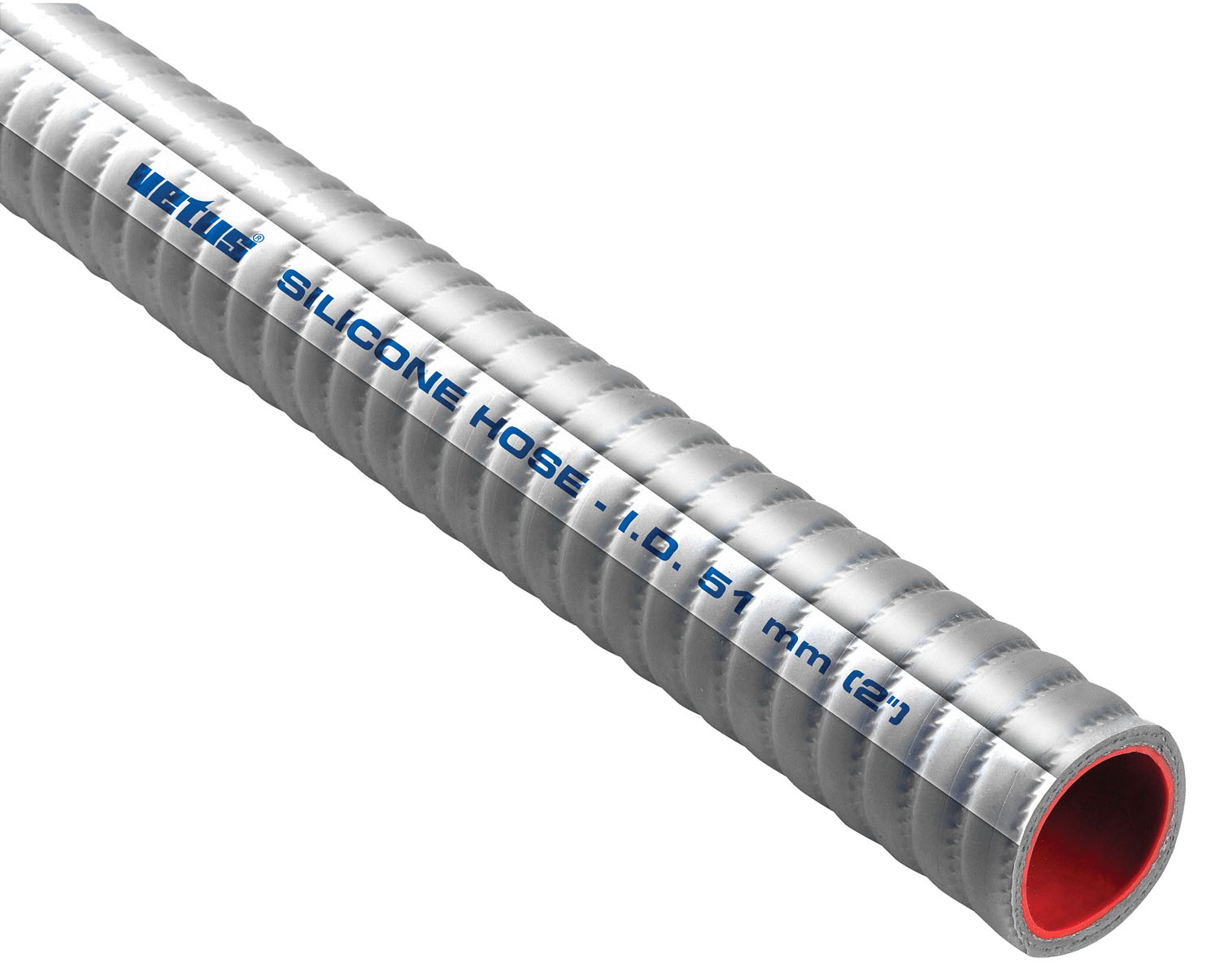 Hose, exhaust, cooling, waste 63x74mm (2 1/2") p/m, coil 20mtr