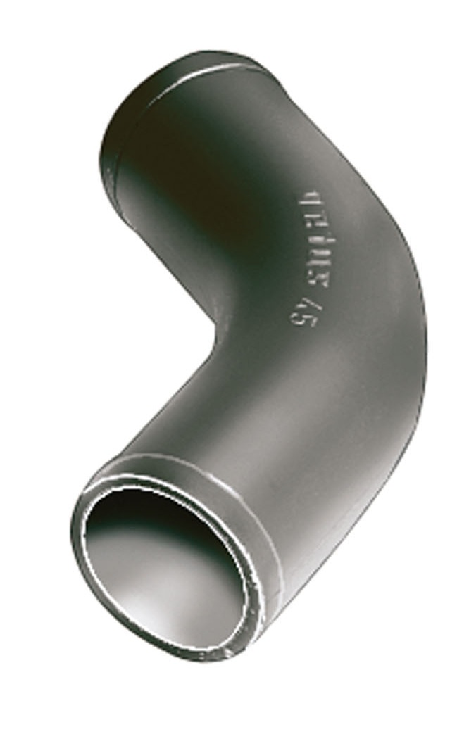 Plastic hose connec- tion bent 75mm