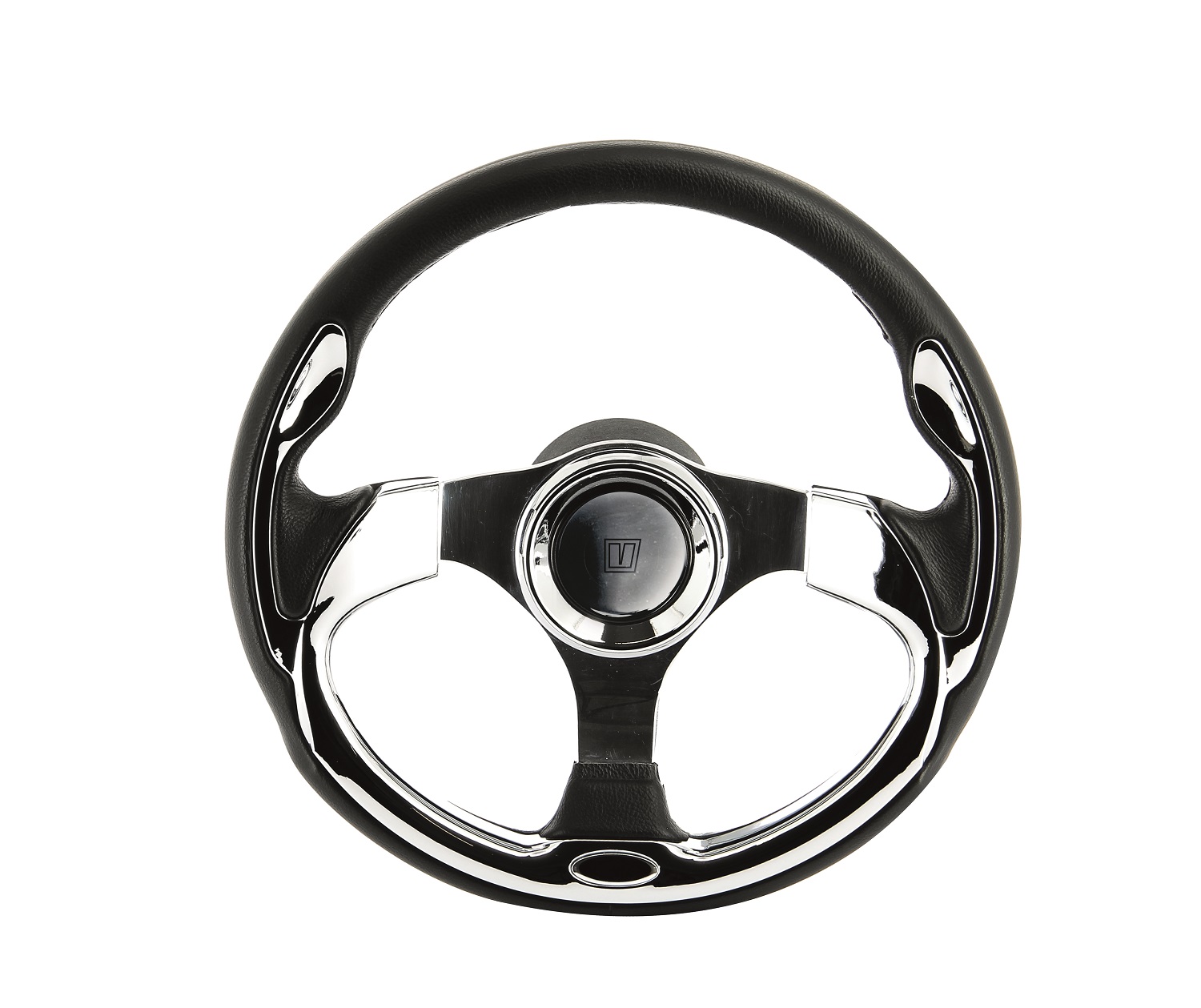 Steering wheel "Argentus" 320mm, sporty, Chrome