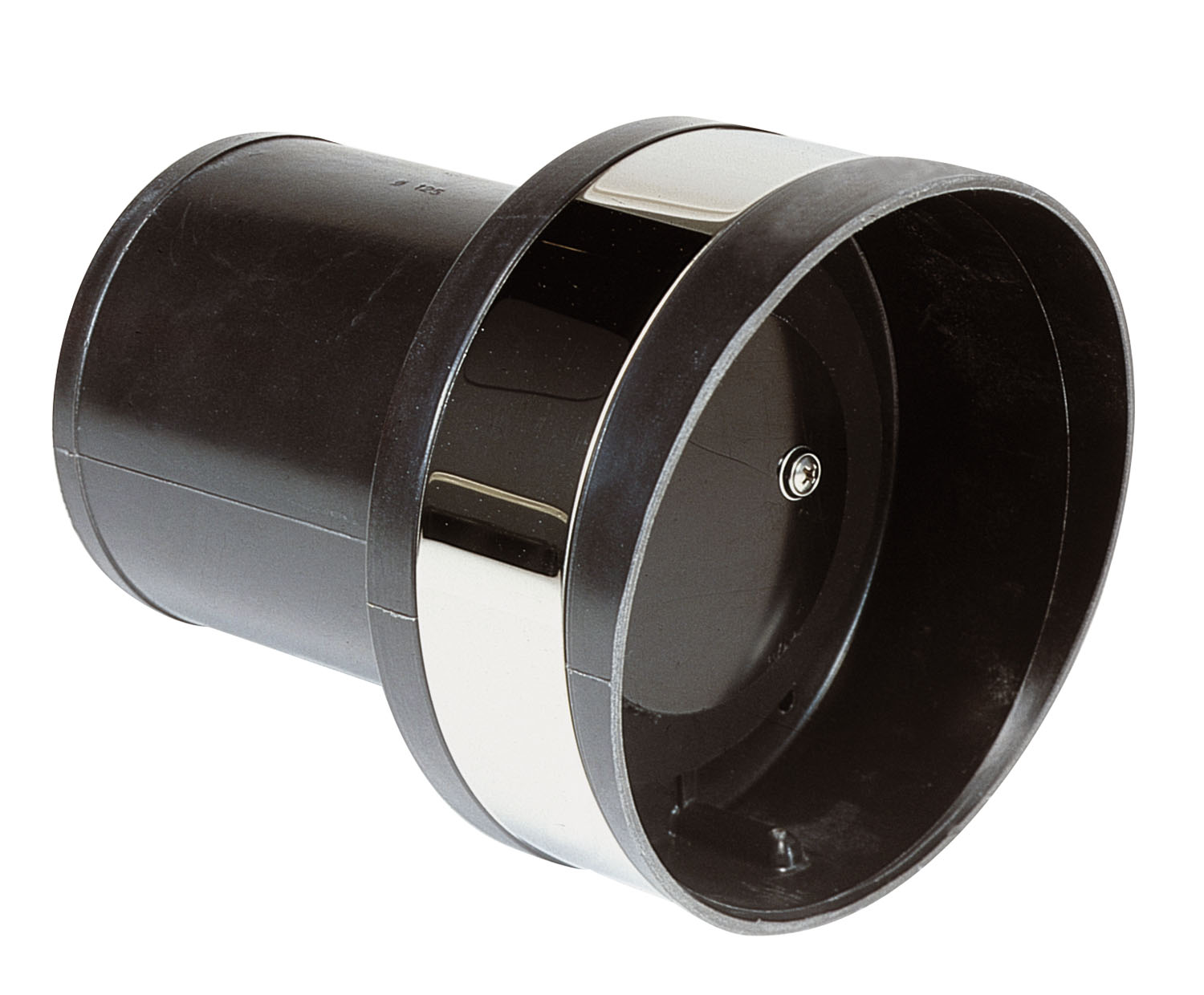 125mm transom exhaust connection, plastic