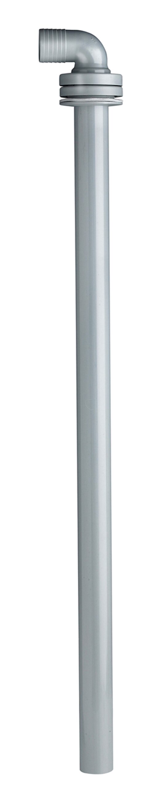 Extraction pipe L=780mm, nipple 38mm bend