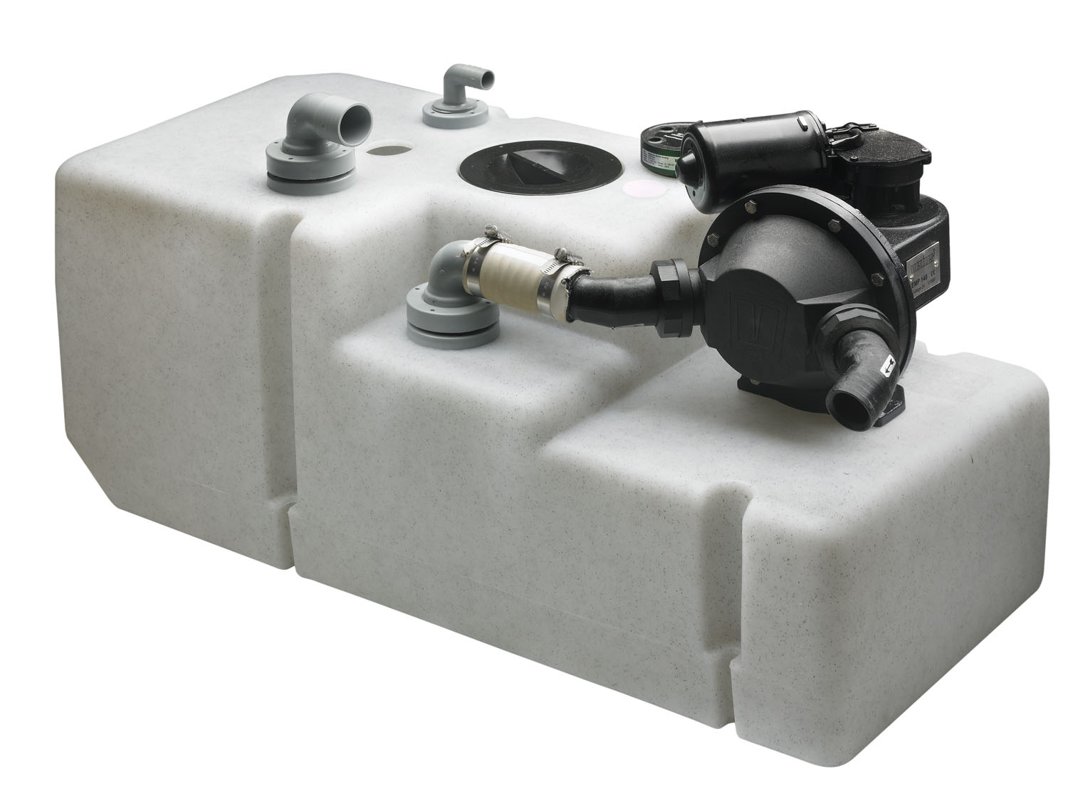 Wastewater system 120L 12V, incl pump, sensor