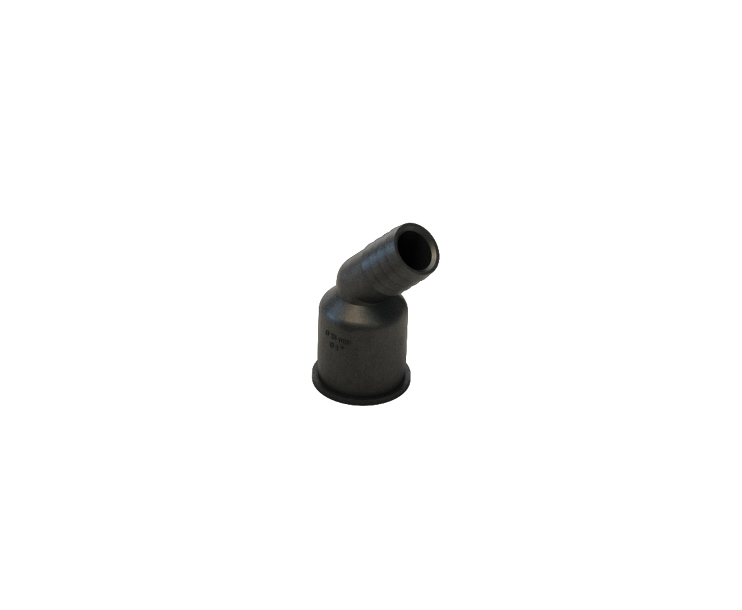 1x Y hose pillar 25 Angle 45 deg. Pack of 1 pc